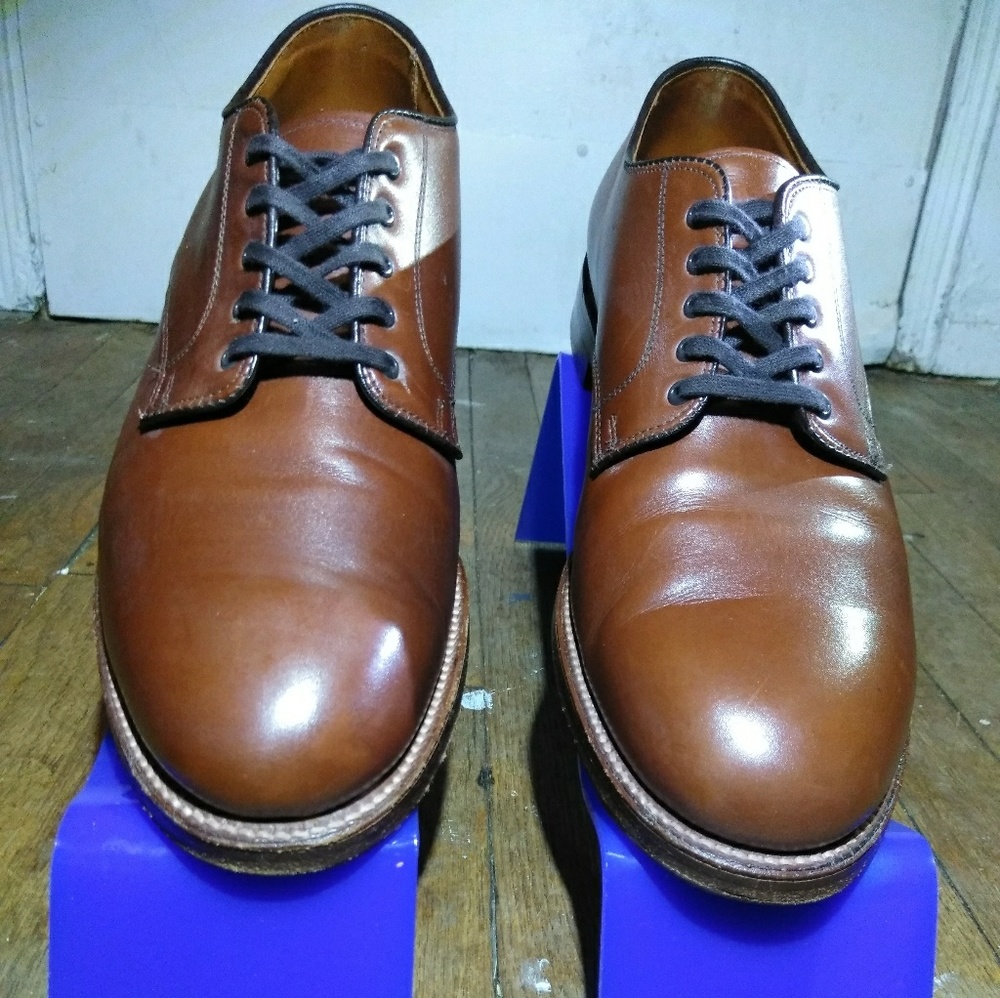 Alden Officer Shoe - Walnut Calf - Size 11.5